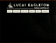 Tablet Screenshot of lucaseagletonart.com